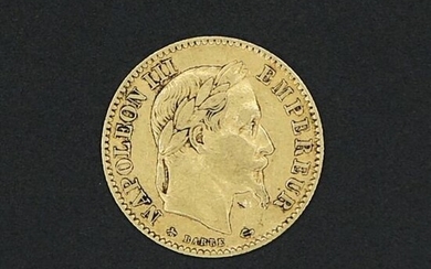 Pièce de 10 Francs Napoléon III 1868 A - 3.2 g