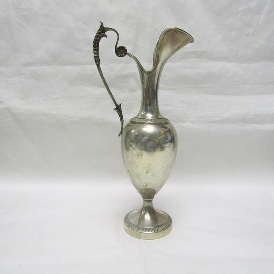 Pitcher - .800 silver - 240 gr. - Italy - Mid 20th century