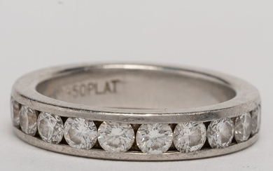 Platina Ring Set With Diamonds