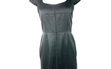 Proenza Schouler Black Silk Mini Dress, Size Small