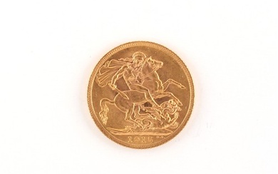 Property of a gentleman - gold coin - a 1915 King George V g...