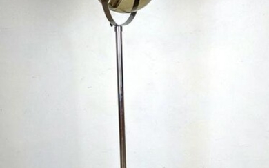 RAAK Chrome, Smoked Glass Ball Shade Floor Lamp.Design