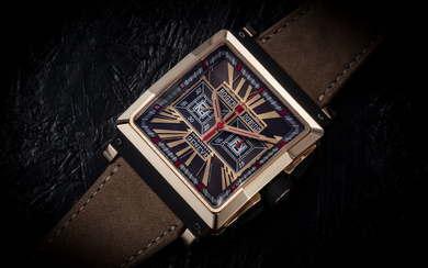 ROGER DUBUIS, KING SQUARE KS40, A RARE LIMITED EDITION GOLD...