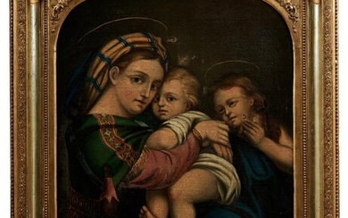 Raffaello Sanzio da Urbino - Kopie des 19. nach, Madonna della Seggiola