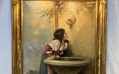"Rebecca at the Well" by Wisconsin Artist Nicolas Lenz