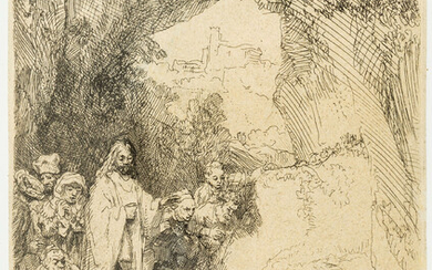Rembrandt van Rijn (1606-1669) The Raising of Lazarus: the Small Plate