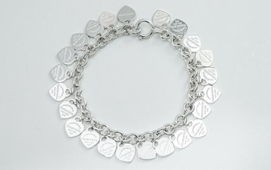Return to Tiffany Multi heart Tag BraceletSilver - Bracelet