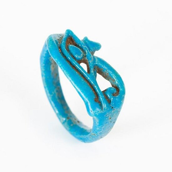 Ring with udjad. Culture Ancient Egypt, New Empire