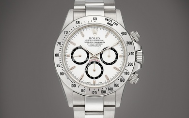 Rolex Cosmograph Daytona, Reference 16520 A stainless steel chronograph wristwatch...