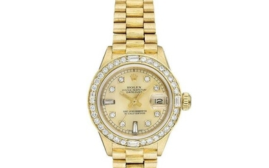 Rolex Datejust Ladies' in 18K Gold