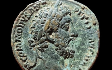 Roman Empire. Commodus (AD 177-192). Æ Sestertius,Rome, AD 188