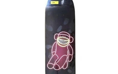 Ron English Sock Monkey Grin Skateboard Skate Deck