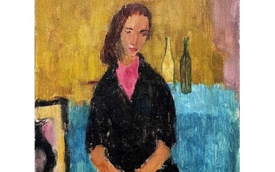 Rosina ROGERS (1918-2011) Anne-Marie Oil on board, signed, 3...