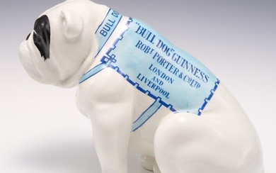 Royal Doulton Bulldog Beer Advertisement Figurine.