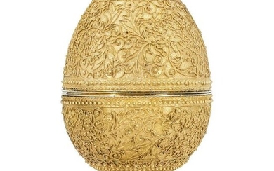 Russian Gilt Filigree Egg