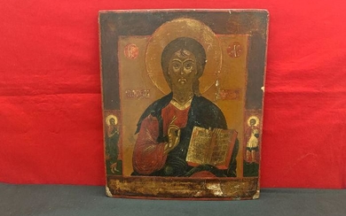 Russian icon Christ pantocrator