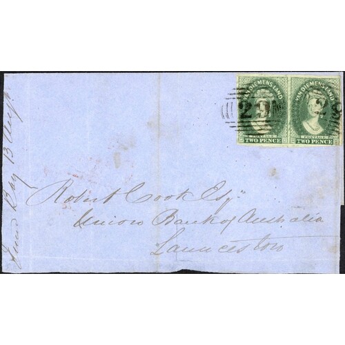SCARCE COUNTRY OFFICE CHALON FRANKING; 13 Aug. 1863 front an...