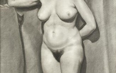 SPANISH SCHOOL (20th century) "Female nude"
