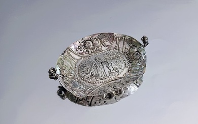 Sacrifice of Isaac -Hanau - Bowl - .813 silver (13 loth)