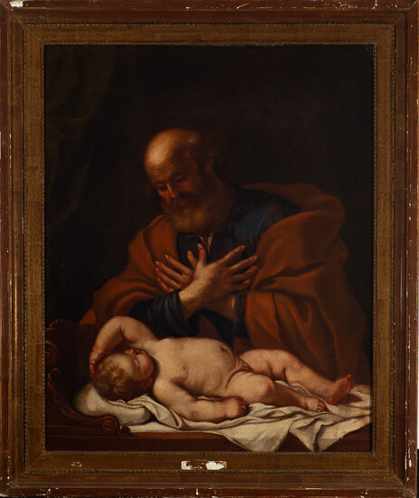 Saint Joseph with the Child, 17th century Roman school