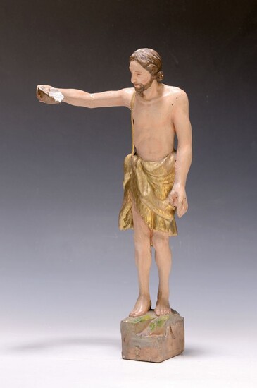 Sculpture of John the Baptist, Southern Germany, 1780,...