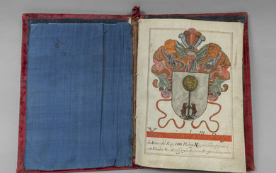 Sentenza in pergamena con miniature datata 1530