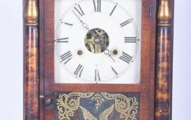 Seth Thomas Mahogany Column Clock