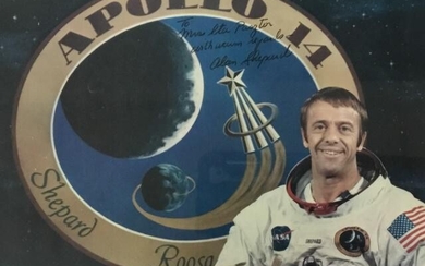 Signed Astronaut Alan Shepard Photograph