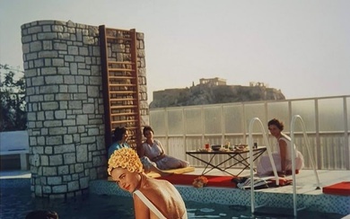 Slim AARONS (1916-2006) Penthouse Pool