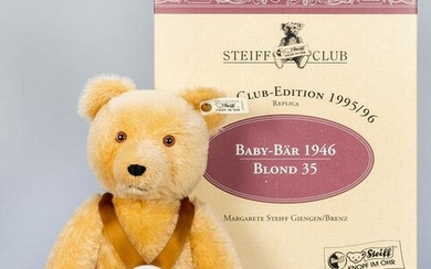 Steiff Club Baby Teddy Bear 1946 / 1995/96 LE Replica.