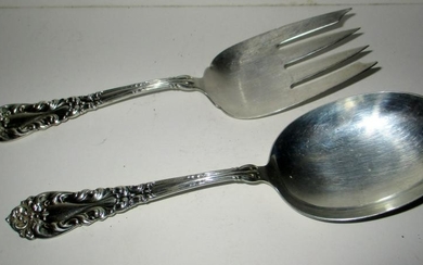 Sterling Serving Spoon & Fork