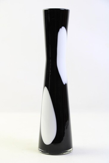 Studio Monochrome Glass Vase, H:37.5cm