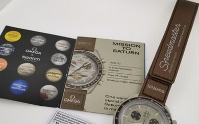 Swatch - Omega Speedmaster Moonswatch - Mission to Saturn - SO33T100 - Unisex - 2022