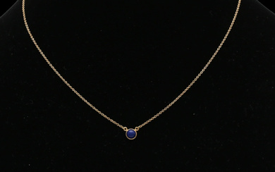TIFFANY & CO. ELSA PERETTI. Color by the Yard lapis lazuli pendant.
