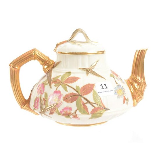 Tea Pot, Royal Worcester #1196
