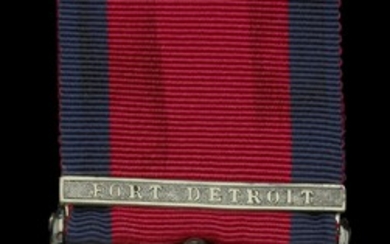 The Military General Service Medal for Fort Detroit awarded to Captain Henry...