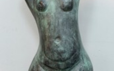 Theo Mackaay (1950), bronze sculpture of a nude female -H....