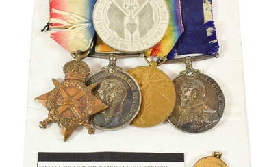 A First World War Naval Long Service Group of Four Medals