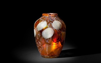 Tiffany Studios "Hydrangea" Paperweight Vase