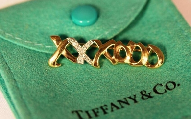 Tiffany & Co Paloma Picasso 18k Yellow Gold Platinum