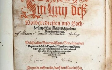 Tito Livio, Opere .... Betruct gu Strasburg 1562