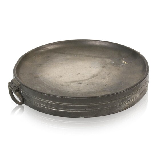 Townsend Compton English Pewter Warming Plate.