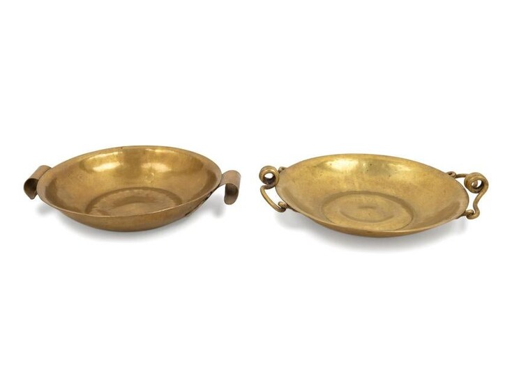 Two German Brass Bowls