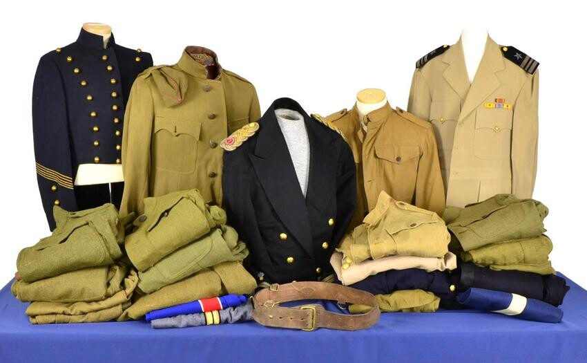 US MILITARY UNIFORMS PRIMARILY OF WWI.