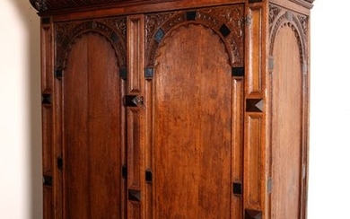 Utrecht counter cupboard - Oak and ebony - 18th century
