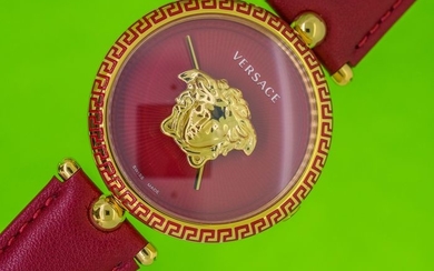 Versace - Palazzo Empire Red Dial 39MM - VCO120017 - Women - Brand New