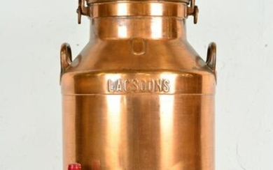 Very Large Copper Milk Can