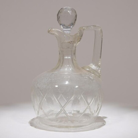 Victorian Crystal Glass Liquor Decanter