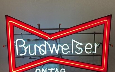 Vintage Budweiser Neon Sign