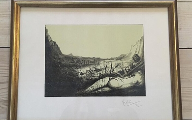 SOLD. Wilhelm Freddie: “Min Syster” and "Allt-Eva", 1945. From the folder “Ars Konstserie”. Signed Freddie 45. Lithographs. Frame size 43.5 x 33.5 cm. (2) – Bruun Rasmussen Auctioneers of Fine Art